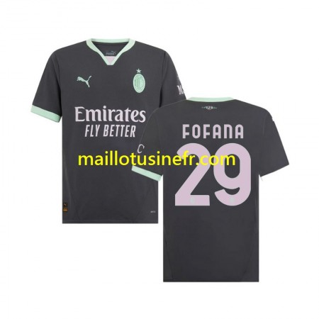 Maillot de Foot AC Milan Fofana 29 Troisième 2024-25 Maillot de Foot AC Milan Fofana 29 Troisième 2024-25